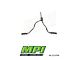 MPI Exhaust Technologies Performance Series Weld-On Dual Exhaust System with Polished Bright Chrome Tips; Side Exit (20-24 6.6L Gas Sierra 3500 HD)