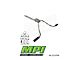 MPI Exhaust Technologies Performance Series Clamp-On Dual Exhaust System with Black Tips; Side Exit (20-24 6.6L Gas Silverado 2500 HD)