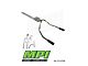 MPI Exhaust Technologies Turbo Series Weld-On Dual Exhaust System with Black Tips; Rear Exit (07-14 6.0L Silverado 2500 HD)