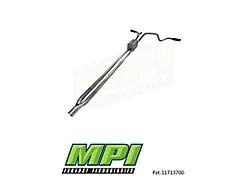 MPI Exhaust Technologies Performance Series Clamp-On Dual Exhaust System with Black Tips; Side Exit (01-06 8.1L Sierra 2500 HD)