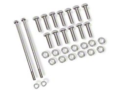 Mr. Gasket Oil Pan Bolt Set; Polished Stainless Steel (07-18 V8 Tahoe)