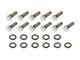 Mr. Gasket Valley Cover Bolt Set; Polished Stainless Steel (07-17 6.0L Sierra 2500 HD)