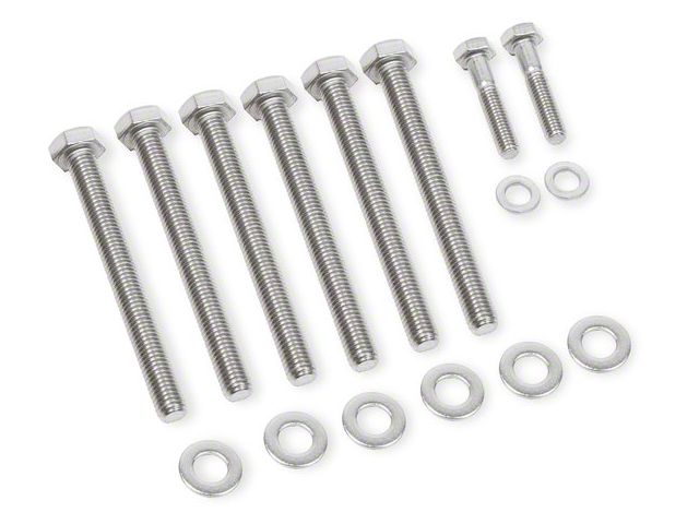 Mr. Gasket Water Pump Bolt Set; Stainless Steel (07-13 6.0L Sierra 3500 HD)