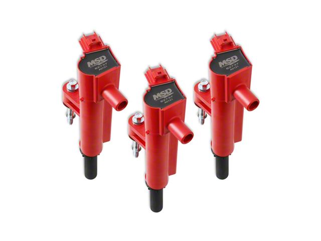 MSD Blaster Coil Packs; Red (09-11 3.7L Dakota)