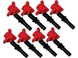 MSD 3-Valve Blaster Coil Packs; Red (04-08 V8 F-150)