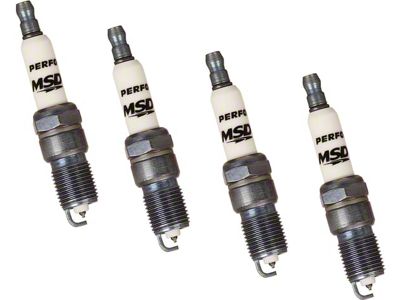 MSD Iridium Tip Spark Plugs; Set of Four (99-03 5.4L F-150)