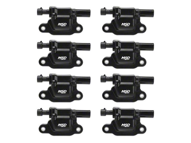 MSD Blaster Coil Packs; Black (07-16 6.0L Sierra 2500 HD)