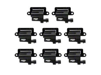 MSD Blaster Coil Packs; Black (07-09 6.0L Sierra 3500 HD)