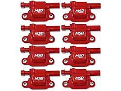 MSD Blaster Coil Packs; Red (14-24 V8 Silverado 1500)