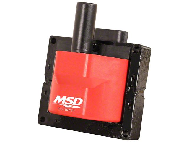 MSD Ignition Connector Coil; Red (99-04 4.3L Silverado 1500)