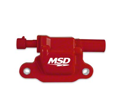MSD Blaster Coil Pack; Red (07-16 6.0L Silverado 3500 HD)