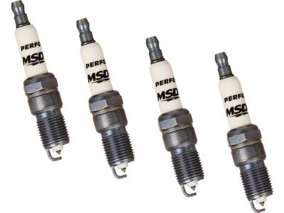 MSD Iridium Tip Spark Plugs; Set of Four (07-13 Tahoe)