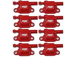 MSD Blaster Coil Packs; Red (15-20 Yukon)