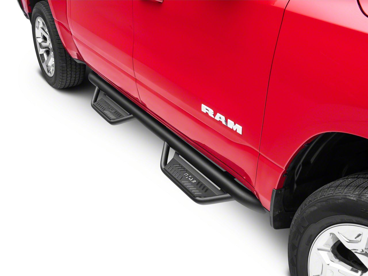 N-Fab RAM 1500 Cab Length Podium Nerf Side Step Bars; Textured Black ...