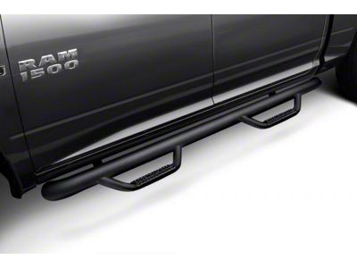 N-Fab Wheel 2 Wheel Nerf Side Step Bars; Textured Black (15-22 Canyon Crew Cab w/ 6-Foot Long Box)