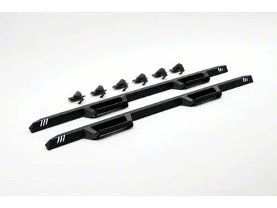 N-Fab EpYx Cab Length Nerf Side Step Bars; Textured Black (17-24 F-350 Super Duty SuperCab)