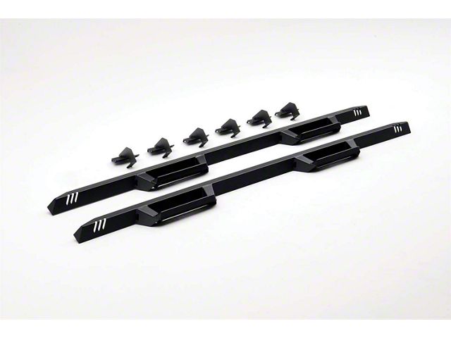 N-Fab EpYx Cab Length Nerf Side Step Bars; Textured Black (17-24 F-350 Super Duty SuperCrew)