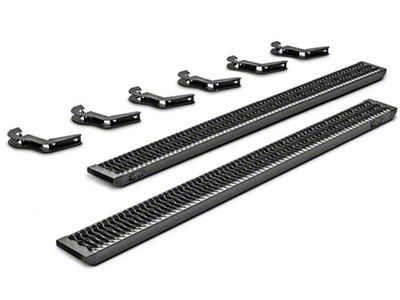 N-Fab Growler Fleet Sure Grip Running Boards; Textured Black (10-18 RAM 2500 Crew Cab)