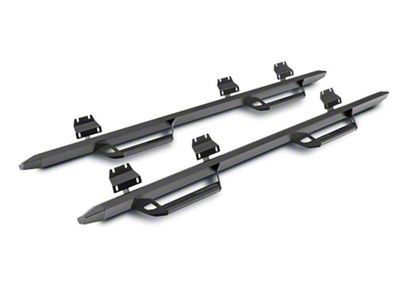 N-Fab Predator Pro Nerf Side Step Bars; Textured Black (10-18 RAM 3500 Crew Cab)