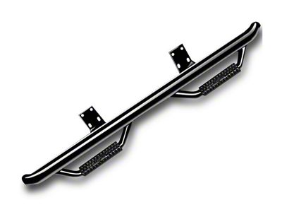 N-Fab Cab Length Nerf Side Step Bars; Gloss Black (19-24 RAM 3500 Crew Cab)