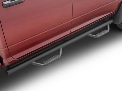 N-Fab Cab Length Nerf Side Step Bars; Textured Black (10-18 RAM 3500 Crew Cab)