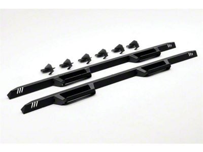 N-Fab EpYx Cab Length Nerf Side Step Bars; Textured Black (20-24 Sierra 2500 HD Double Cab)