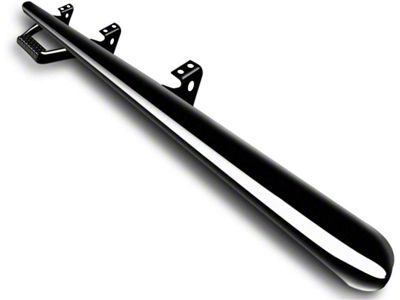 N-Fab Cab Length Nerf Side Step Bars; Gloss Black (20-24 Sierra 3500 HD Regular Cab)