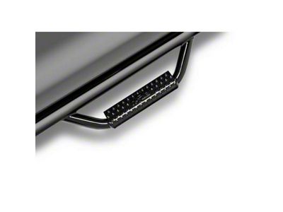 N-Fab Cab Length Nerf Side Step Bars; Textured Black (20-24 Silverado 2500 HD Regular Cab)