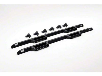 N-Fab EpYx Cab Length Nerf Side Step Bars; Textured Black (17-19 Silverado 2500 HD Crew Cab)