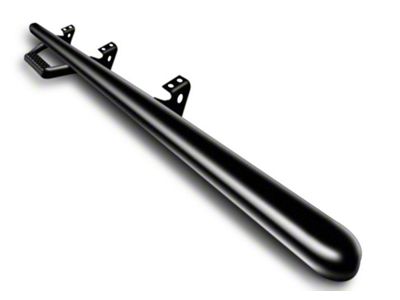 N-Fab Cab Length Nerf Side Step Bars; Textured Black (07-10 Silverado 2500 HD Regular Cab)