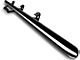 N-Fab Cab Length Nerf Side Step Bars; Gloss Black (20-24 Silverado 3500 HD Regular Cab)