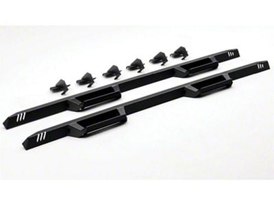 N-Fab EpYx Cab Length Nerf Side Step Bars; Textured Black (11-18 Silverado 3500 HD Extended/Double Cab)