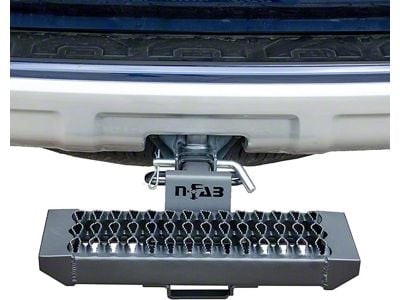 N-Fab Growler Hitch Step; Textured Black (Universal; Some Adaptation May Be Required)