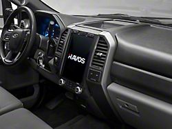 Navos Gen 5 12.10-Inch T-Style Radio with 360 Camera Adapter (17-21 F-250 Super Duty w/ Factory 360 Camera & w/o B&O Sound System)