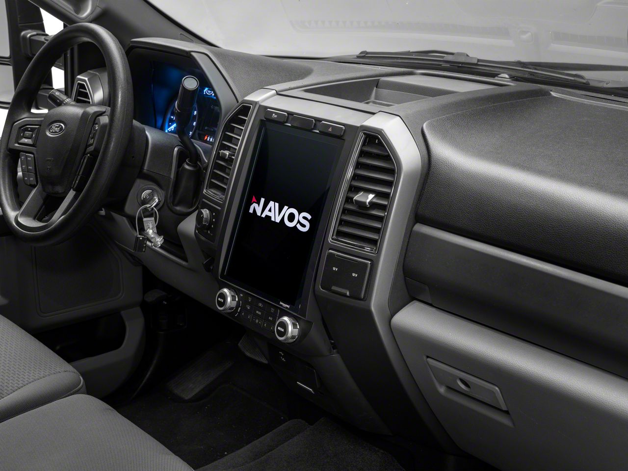 Navos F-350 Super Duty Gen 5 12.10-Inch T-Style Radio With Bang And ...