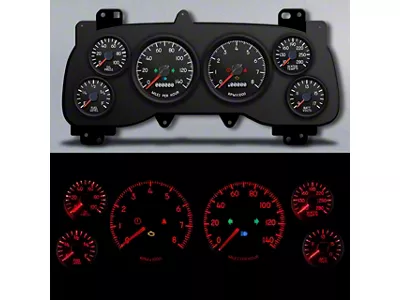 New Vintage USA Aviator Series Direct Fit Gauge Kit (99-02 RAM 2500)