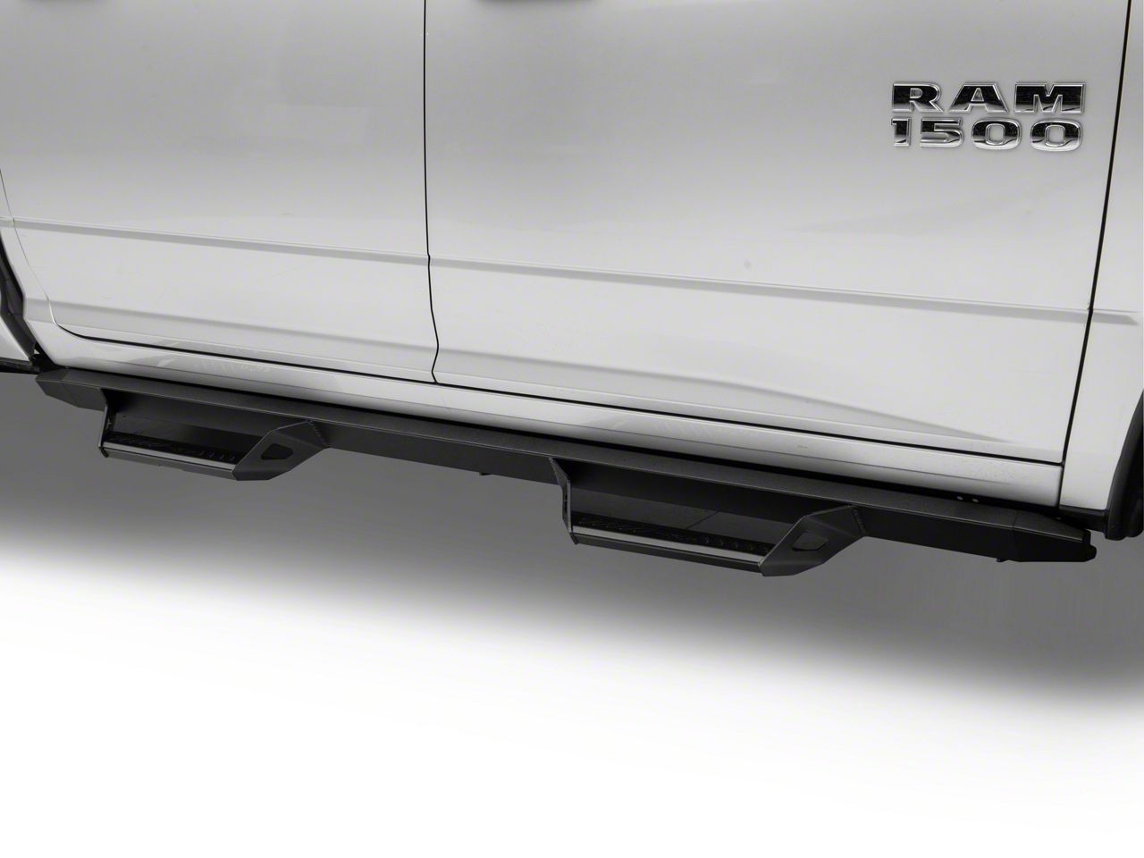 N-Fab RAM Predator Pro Nerf Side Step Bars - Textured Black R107357 (09-18 RAM  1500 Quad Cab