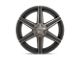 Niche Carina Matte Machined Double Dark Tint 6-Lug Wheel; 24x10; 30mm Offset (04-08 F-150)