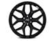 Niche Vice SUV Gloss Black 6-Lug Wheel; 22x9.5; 30mm Offset (07-13 Silverado 1500)