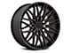 Niche Calabria 6 Matte Black Machined Dark Tint 6-Lug Wheel; 24x10; 20mm Offset (07-14 Tahoe)