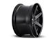 Niche Altair Gloss Black with Matte Black Lip 6-Lug Wheel; 22x10; 30mm Offset (09-14 F-150)