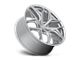 Niche Vice SUV Gloss Silver Brushed 6-Lug Wheel; 24x10; 30mm Offset (09-14 F-150)