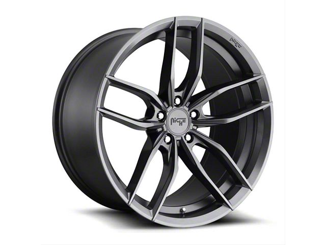 Niche Vosso Matte Anthracite 6-Lug Wheel; 22x9.5; 30mm Offset (09-14 F-150)