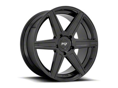 Niche Carina Gloss Black 5-Lug Wheel; 24x10; 25mm Offset (09-18 RAM 1500)
