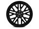 Niche Gamma Gloss Black 6-Lug Wheel; 24x10; 25mm Offset (14-18 Sierra 1500)