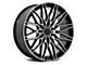 Niche Calabria 6 Gloss Black with Machined Lip 6-Lug Wheel; 22x9.5; 19mm Offset (14-18 Silverado 1500)