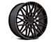 Niche Calabria 6 Matte Black Machined Dark Tint 6-Lug Wheel; 22x9.5; 19mm Offset (14-18 Silverado 1500)