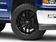 Niche Vosso Gloss Black 6-Lug Wheel; 22x9.5; 30mm Offset (14-18 Silverado 1500)