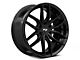 Niche Vosso Gloss Black 6-Lug Wheel; 22x9.5; 30mm Offset (14-18 Silverado 1500)