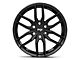 Niche Vosso Gloss Black 6-Lug Wheel; 22x9.5; 30mm Offset (14-18 Silverado 1500)